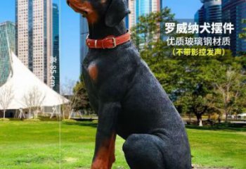 商场狼狗雕塑 仿真犬类雕塑 店门口小品