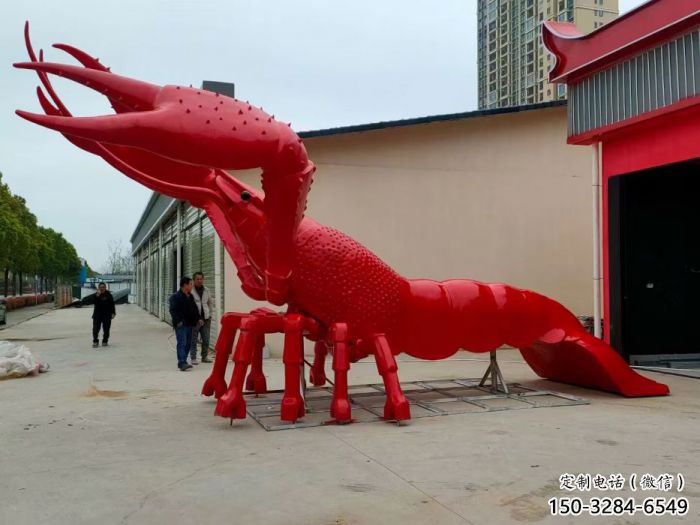 庭院龙虾雕塑 城市古铜色雕塑 生物小品 庭院龙虾雕塑 城市古铜色雕塑 生物小品