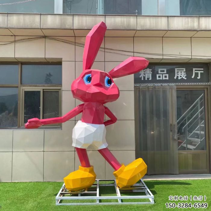 仿真兔子雕塑 店门口园林雕塑 动物小品 仿真兔子雕塑 店门口园林雕塑 动物小品