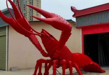 大型龙虾雕塑 步行街宣传雕塑 仿真摆件