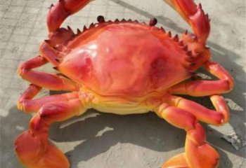 园林螃蟹雕塑 风景区仿真雕塑 广场小品