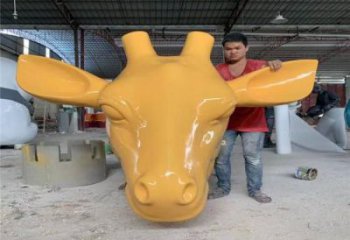 商场牛角雕塑 仿真动物雕塑 店门口小品
