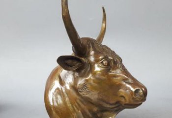 风景区牛头雕塑 售楼处广场雕塑 仿古摆件