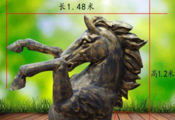 园林牛头雕塑 城市广场雕塑 步行街摆件