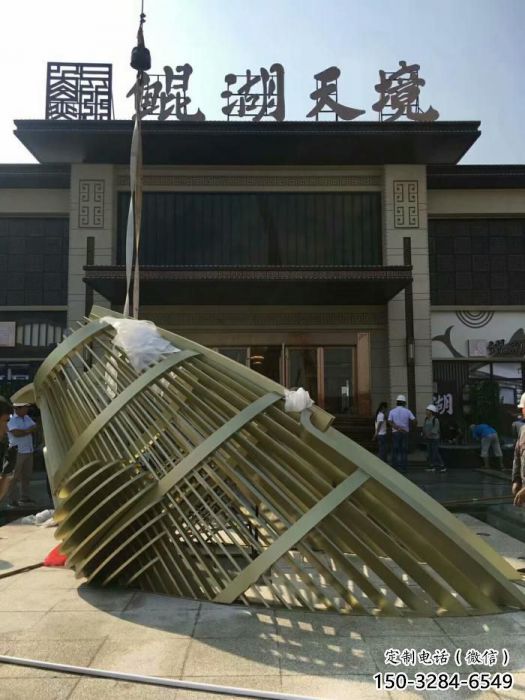 售楼处鱼尾雕塑 城市广场雕塑 步行街摆件 售楼处鱼尾雕塑 城市广场雕塑 步行街摆件