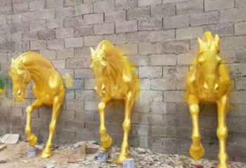 仿真马头雕塑 店门口园林雕塑 动物小品