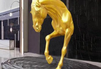 园林马头雕塑 城市广场雕塑 步行街摆件