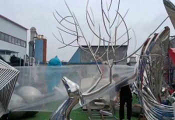 园林鹿头雕塑 城市广场雕塑 步行街摆件