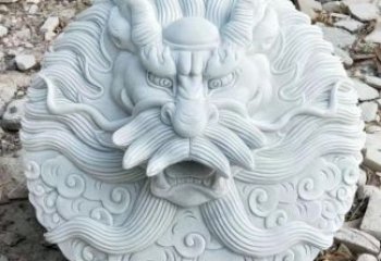 广场狮子头雕塑 公园仿真雕塑 抽象摆件