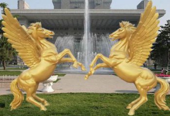 创意金马雕塑 步行街店门口雕塑 影视剧小品