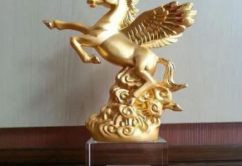 门口金马雕塑 售楼处仿真雕塑 彩绘小品