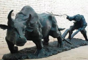 售楼处华尔街牛雕塑 商业街雕塑 动物摆件