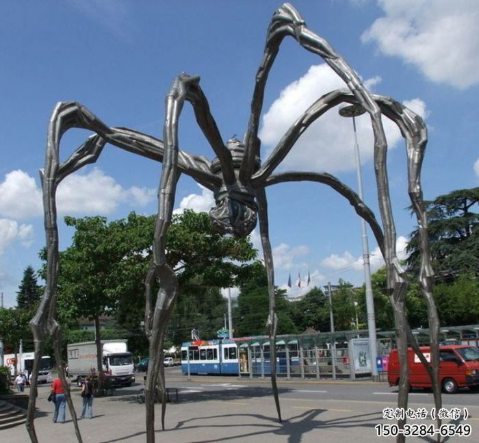园林蜘蛛雕塑 城市广场雕塑 步行街摆件 园林蜘蛛雕塑 城市广场雕塑 步行街摆件
