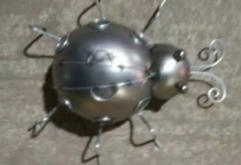 仿古蜘蛛雕塑 庭院彩绘雕塑 田间小品