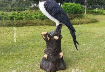 公园喜鹊雕塑 酒店门口雕塑 彩绘摆件