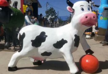 创意小狗雕塑 步行街店门口雕塑 动物小品