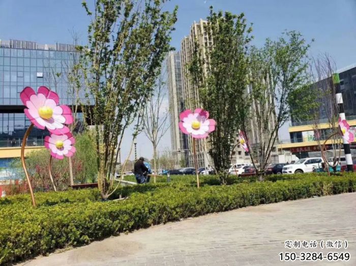 园林花朵雕塑 城市广场雕塑 步行街摆件 园林花朵雕塑 城市广场雕塑 步行街摆件