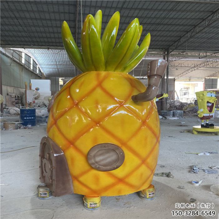 商业街菠萝雕塑 售楼处雕塑 果蔬摆件 商业街菠萝雕塑 售楼处雕塑 果蔬摆件