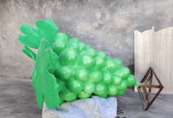 店门口葡萄雕塑 创意景观雕塑 仿真摆件