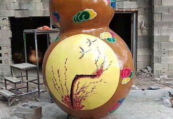 仿真葫芦雕塑 店门口园林雕塑 瓜果小品