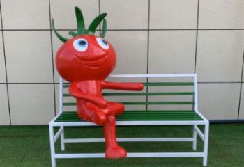 商业街西红柿雕塑 售楼处雕塑 果蔬摆件
