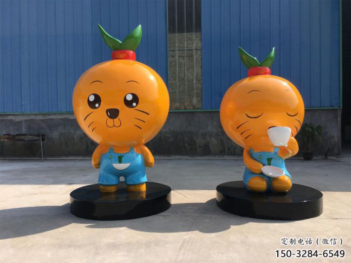 广场橙子雕塑 公园仿真雕塑 抽象摆件 广场橙子雕塑 公园仿真雕塑 抽象摆件