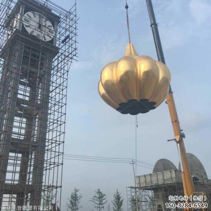售楼处大蒜雕塑 商业街仿真雕塑 果蔬摆件