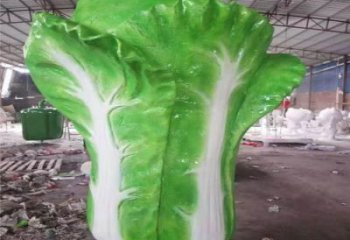 创意白菜雕塑 步行街店门口雕塑 果蔬小品