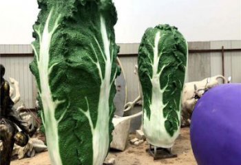 商业街白菜雕塑 售楼处雕塑 果蔬摆件