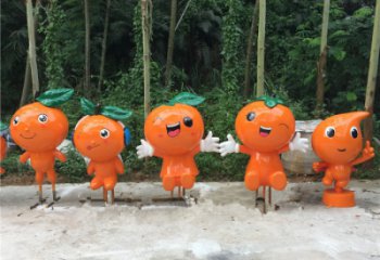 水景橙子雕塑 风景区几何雕塑 广场小品