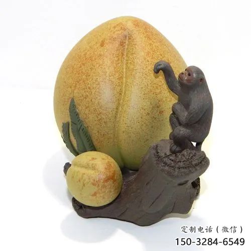 风景区寿桃雕塑 售楼处广场雕塑 仿古摆件 风景区寿桃雕塑 售楼处广场雕塑 仿古摆件