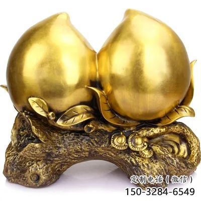 门口寿桃雕塑 售楼处仿真雕塑 彩绘小品 门口寿桃雕塑 售楼处仿真雕塑 彩绘小品