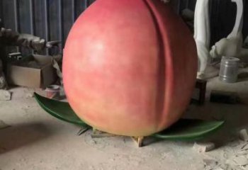 园林桃子雕塑 风景区仿真雕塑 广场小品