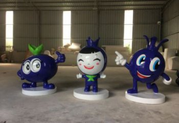 广场蓝莓雕塑 公园仿真雕塑 抽象摆件