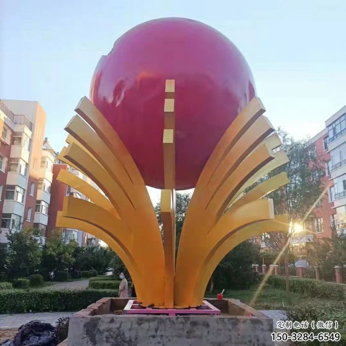 庭院石榴雕塑 城市彩绘雕塑 水果小品 庭院石榴雕塑 城市彩绘雕塑 水果小品