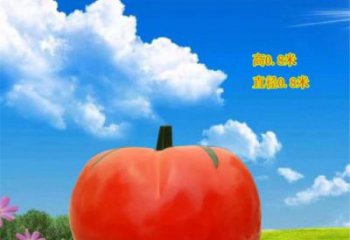 田间番茄雕塑 彩绘仿真雕塑 园林摆件