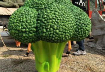 创意西蓝花雕塑 步行街店门口雕塑 蔬菜小品