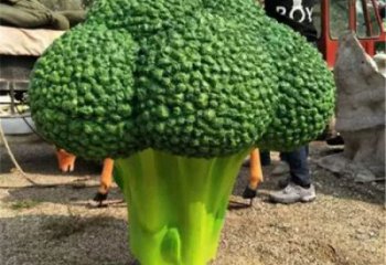 商业街西蓝花雕塑 售楼处雕塑 蔬菜摆件