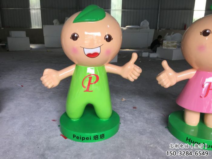 大型娃娃雕塑 商业街广场雕塑 彩绘摆件 大型娃娃雕塑 商业街广场雕塑 彩绘摆件