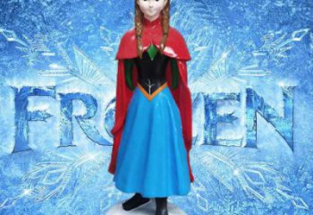 冰雪奇缘雕塑 庭院彩绘雕塑 田间小品