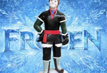 抽象冰雪奇缘雕塑 店门口彩绘雕塑 步行街摆件