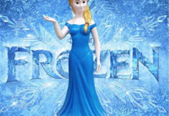 大型冰雪奇缘雕塑 门口创意雕塑 售楼处小品