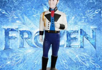 商场冰雪奇缘雕塑 卡通雕塑 店门口小品