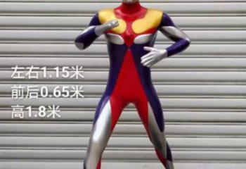 奥特曼雕塑 广场卡通雕塑 门口小品