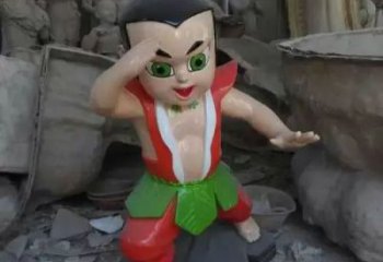 广场葫芦娃雕塑 公园卡通雕塑 抽象摆件