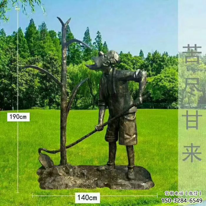 门口农夫雕塑 售楼处民俗雕塑 农耕小品 门口农夫雕塑 售楼处民俗雕塑 农耕小品