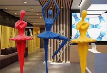 庭院女孩雕塑 城市彩绘雕塑 童趣小品