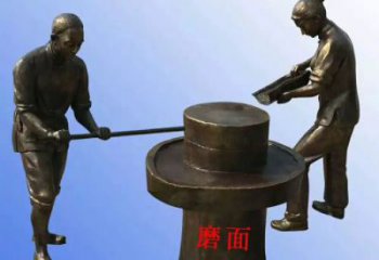 城市农夫雕塑 风景区彩绘雕塑 抽象摆件