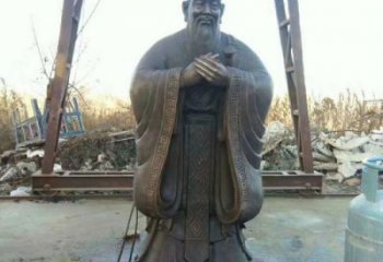 商场孔子雕塑 学校雕塑 店门口小品