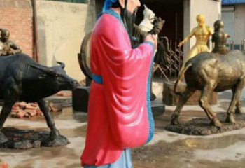 园林孔子雕塑 风景区学校雕塑 广场小品
